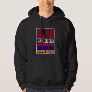 Sudadera Orgullosa mezcla albanesa armenia Albania y Armeni