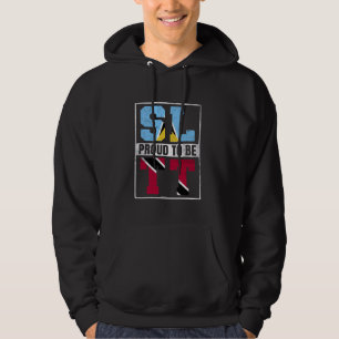 Sudadera Orgullosa Mezcla Trinitense Santa Lucía Trinidad