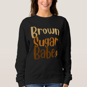 Sudadera Orgullosa morena negra afroamericana