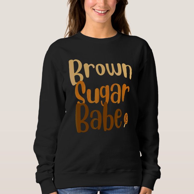 Sudadera Orgullosa morena negra afroamericana (Anverso)