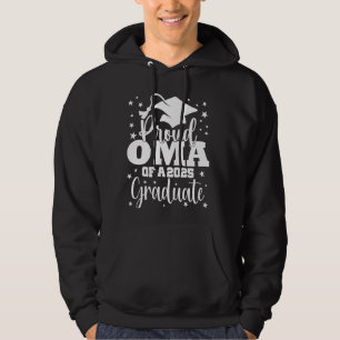 Sudadera Orgullosa Oma de clase de 2025 Graduado Superior