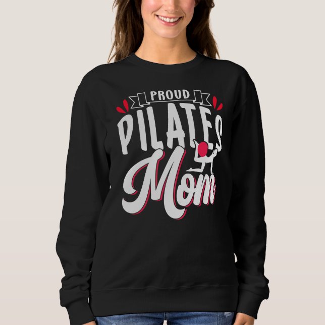 Sudadera Orgullosa Pilates Mamá mamá ama a mamá (Anverso)
