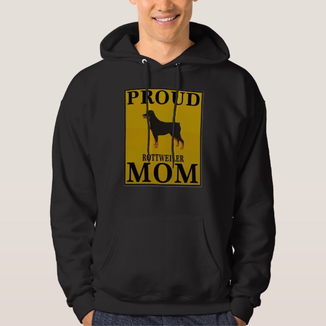 Sudadera Orgullosa Rottweiler Mom Rottweiler (Anverso)