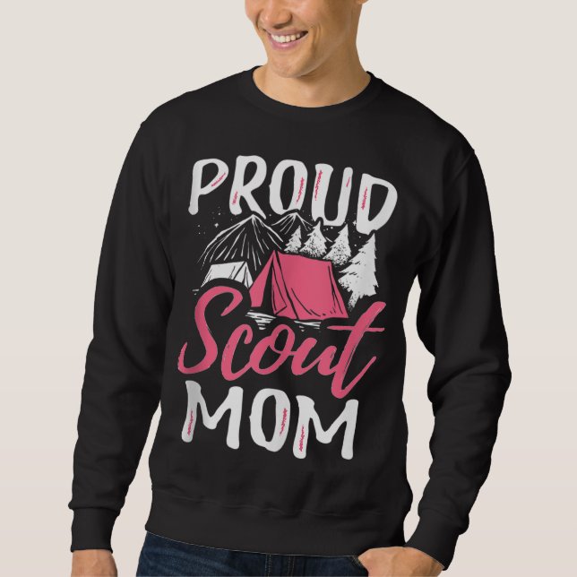 Sudadera Orgullosa Scout Mamá Scouts Dirigente De Den Campi (Anverso)