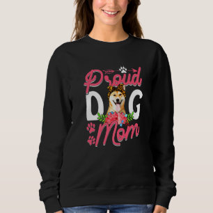 Sudadera Orgullosa Shiba Inu Perro mamá gracioso día de la 