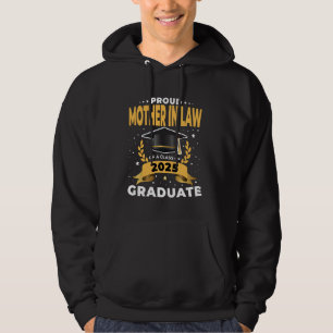 Sudadera Orgullosa suegra de una clase de 2025 Graduada Gr
