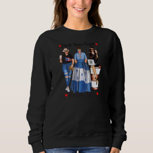 Sudadera Orgullosas patriotas puertorriqueñas en Honduras