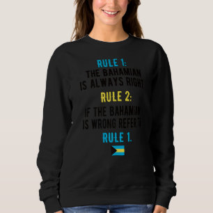 Sudadera Orgullosas reglas bahameñas marcan raíces bahameña