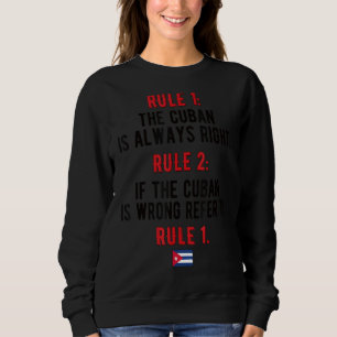 Sudadera Orgullosas reglas cubanas banderas cubanas