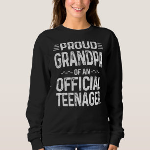 Sudadera Orgulloso abuelo oficial adolescente Fiesta Bday 1