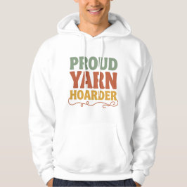 Sudadera Orgulloso Acumulador de Hilos Divertido Tejido