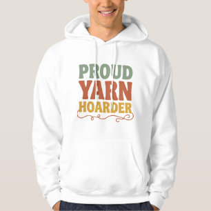 Sudadera Orgulloso Acumulador de Hilos Divertido Tejido 