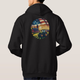 Sudadera Orgulloso agricultor estadounidense