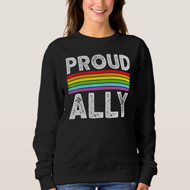 Sudadera Orgulloso aliado 2 (Anverso)