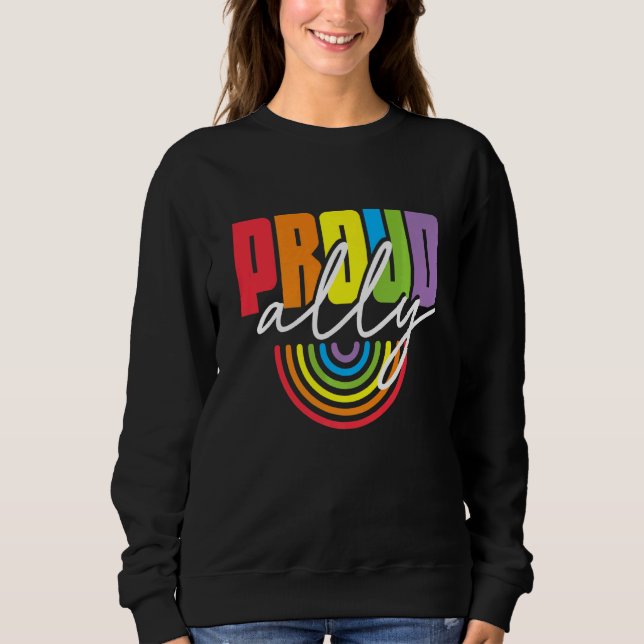 Sudadera Orgulloso Ally (Anverso)