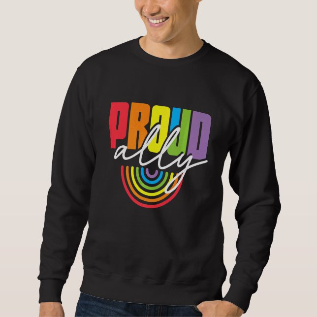 Sudadera Orgulloso Ally (Anverso)