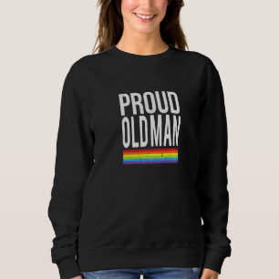 Sudadera Orgulloso anciano Lgbt Dad Orgullo Papi Disturbios
