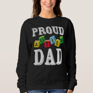 Sudadera Orgulloso autismo papá por niño autista papá padre