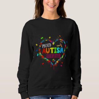 Sudadera Orgulloso autismo puro autismo abuelo corazón romp