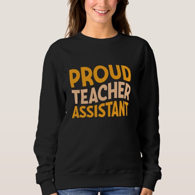 Sudadera Orgulloso Ayudante Educativo (Anverso)