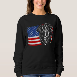 Sudadera Orgulloso Border Collie Bandera Americana Perro Pa