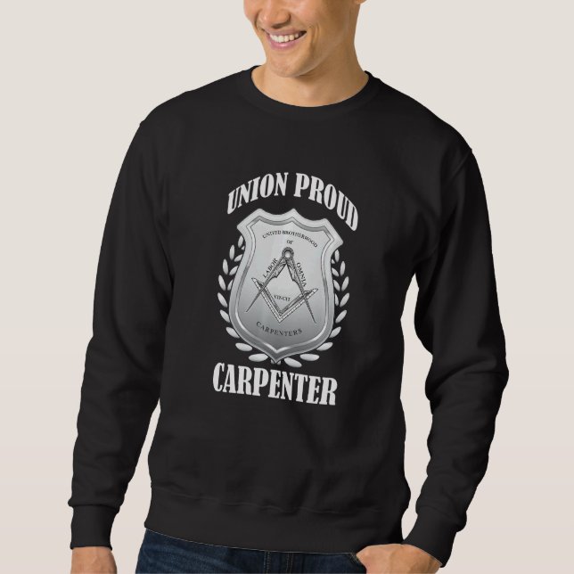 Sudadera Orgulloso Carpintero Woodworker Craftsman W (Anverso)