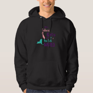 Sudadera Orgulloso chica, sólo chica de California en Nueva
