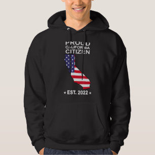 Sudadera Orgulloso ciudadano de California 2022 Bandera de