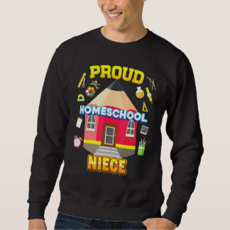 Sudadera Orgulloso Colegio De Hogar, Niece Dad Mom
