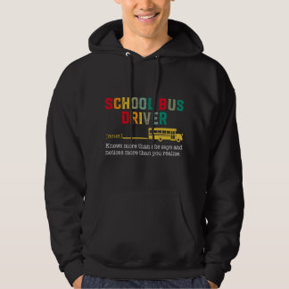 Sudadera Orgulloso conductor de autobús escolar definición