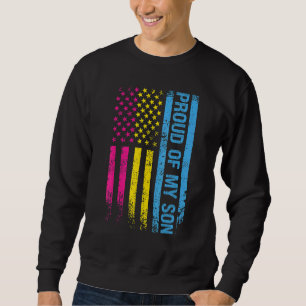 Sudadera Orgulloso De Mi Hijo Pansexual
