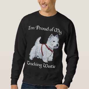 Sudadera Orgulloso de mi Westie de rastreo