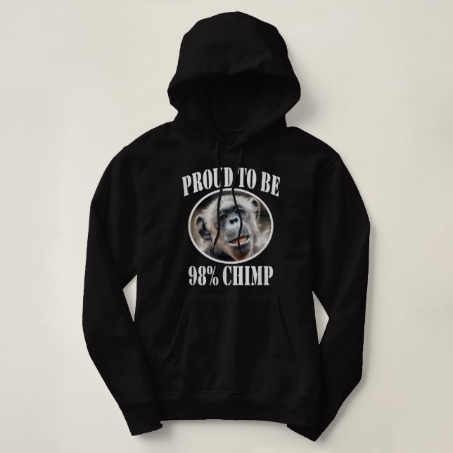 Sudadera Orgulloso De Ser 98 Chimpancé (Diseño del anverso)