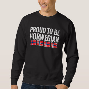 Sudadera Orgulloso De Ser La Bandera Noruega Vintage