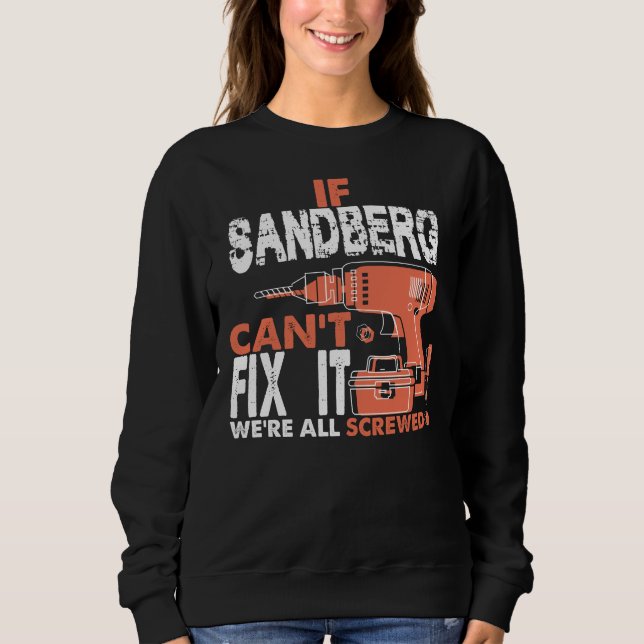 Sudadera Orgulloso De Ser La Camiseta De SANDBERG (Anverso)