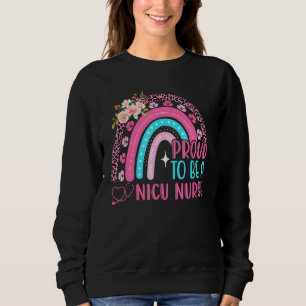 Sudadera Orgulloso De Ser Un Nicu Leopardo Rosa Stethoscop
