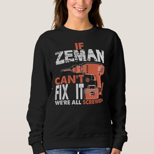Sudadera Orgulloso De Ser Una Camiseta ZEMAN (Anverso)