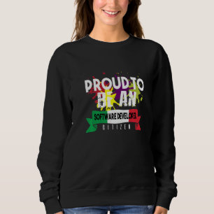Sudadera Orgulloso Desarrollador de Software Ciudadano Prof