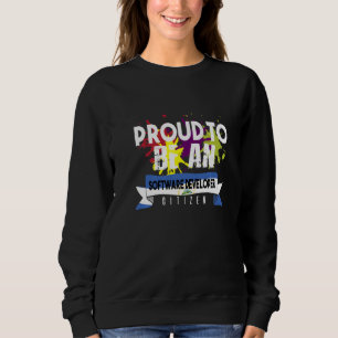 Sudadera Orgulloso Desarrollador de Software Ciudadano Prof