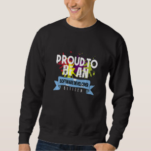 Sudadera Orgulloso Desarrollador de Software Ciudadano Prof