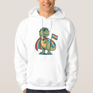 Sudadera Orgulloso Diseño de Camiseta de Dinosaurio Vectori