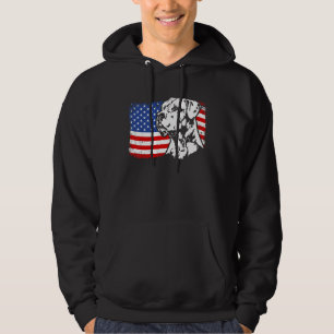 Sudadera Orgulloso Dogo Argentino Bandera Americana Patriót