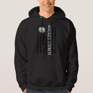 Sudadera Orgulloso entrenador de hockey sobre hielo Us Band