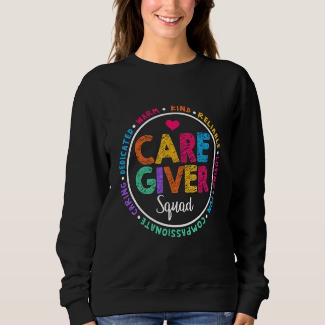 Sudadera Orgulloso Escuadrón de Cuidadores Semana de Agrade (Anverso)