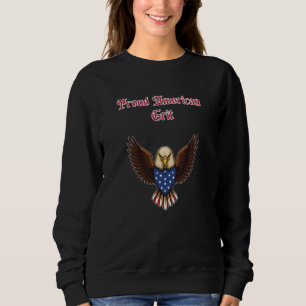 Sudadera Orgulloso Espíritu Americano Patriótico Duro Alma