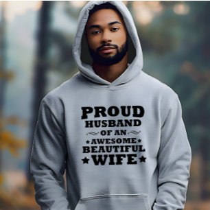 Sudadera orgulloso esposo de una bella y increíble esposa