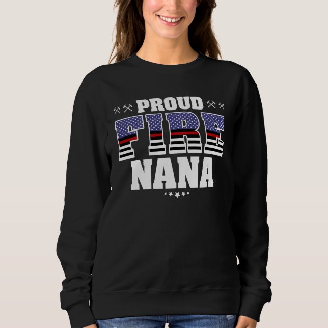 Sudadera Orgulloso Fuego Nana Thin Red Line Incendiante De  (Anverso)