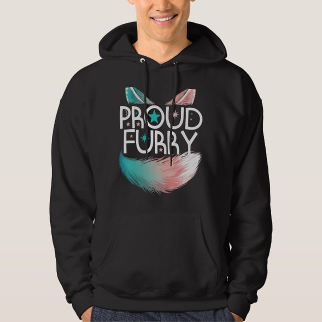 Sudadera Orgulloso Furry Fandom Cosplay Animal Lover Furts  (Anverso)