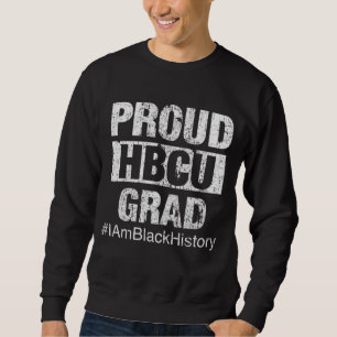 Sudadera Orgulloso HBCU Grad College Soy Black History Mono