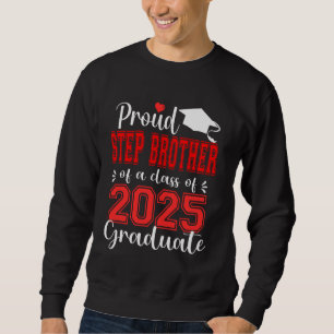 Sudadera Orgulloso Hermano Paso del Graduado de 2025 Gradua